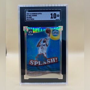 2023 panini donruss optic 
Holo prizm Paul George